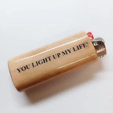 You Light Up My Life Lighter Case Holder Sleeve Cover Fits Bic Lighters