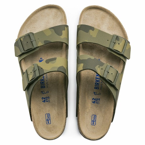 Birkenstock BS Arizona Birko-Flor Desert Soil Camo Green Unisex Sandal - Picture 6 of 7
