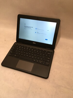 Dell Chromebook 3100 11.6'' Laptop / TESTED WORKING / Webcam w/charger