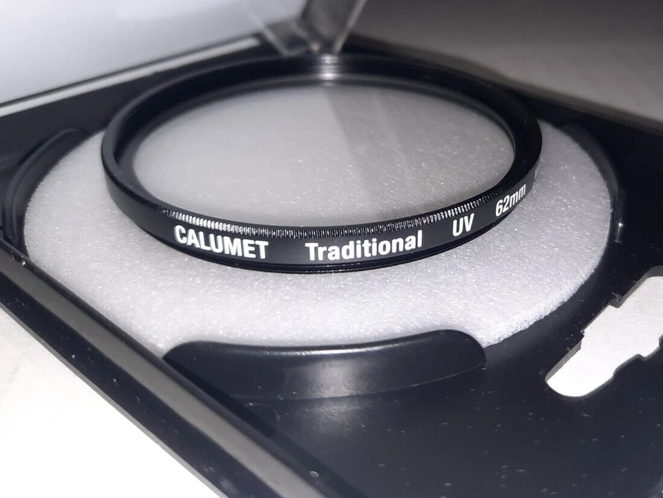 Calumet 62mm Traditional Uncoated UV Glass Filter #SF62001 - New - Image 2 of 2