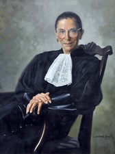 Ruth Bader Ginsburg Supreme Court Justice Painting Poster Print, Notorious RBG