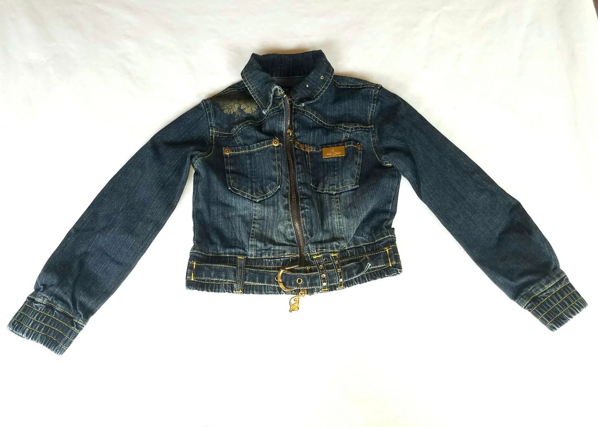 Baby Phat Denim Jacket blue Girls Size small
