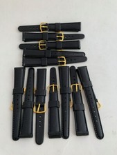 x12 Pieces VINTAGE NOS 16mm Rubber WATCH BAND STRAP. 181