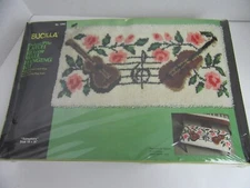 Bucilla Latch Hook Rug Wall Hanging Kit  12842 Symphony 19x36 Music MCM