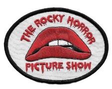 The Rocky Horror Picture Show Name and Lips Logo Embroidered Patch