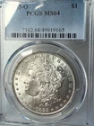 1885-O MS64 Gorgeous Bright Surfaces PCGS New Orleans Mint Morgan Silver Dollar