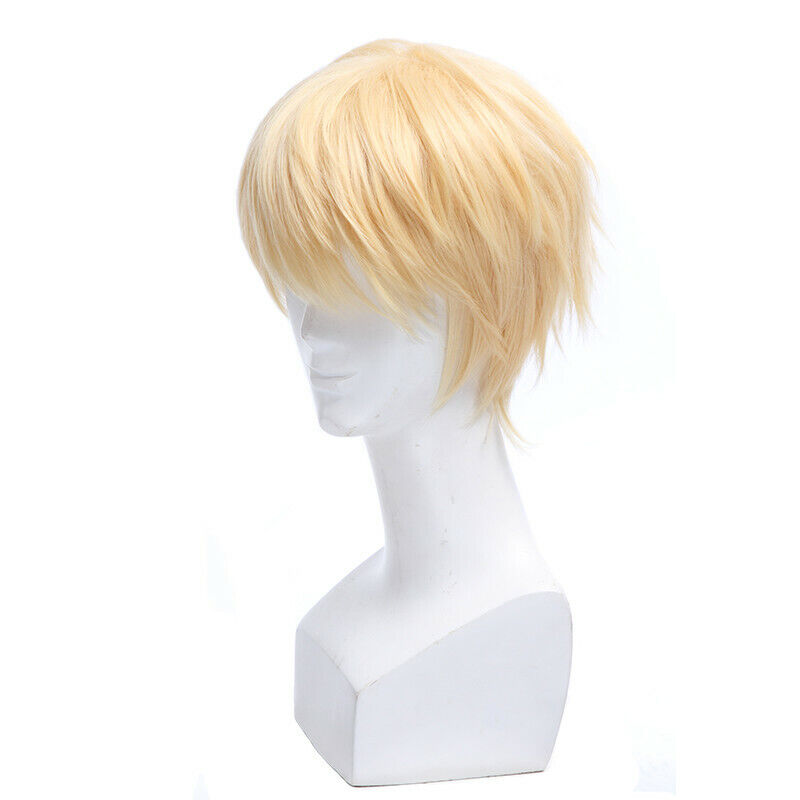 Seraph of the End Owari no Serafu Mikaela Hyakuya Yuichiro Hyakuya Short  Black Blonde Cosplay Wig