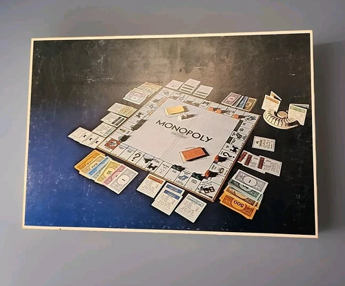 Vintage Monopoly Anniversary Edition Classic Real Estate gioco Parker Bros