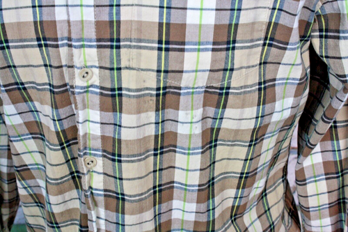 VOLCOM Mens Shirt Multi Color Plaid All Cotton Point Collar Large - Picture 6 of 9