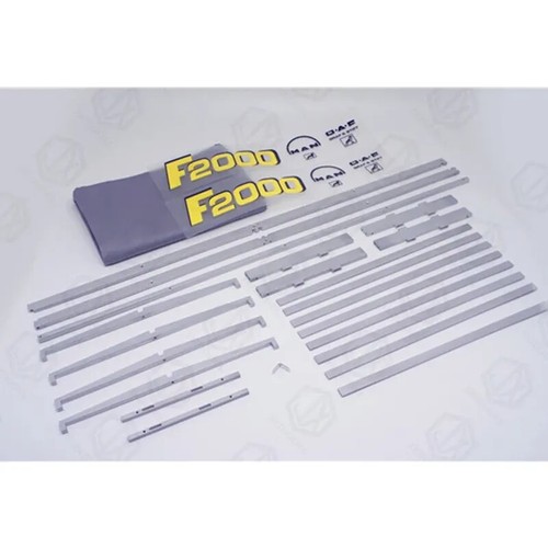 Metal RC Truck Tarpaulin Canvas Aluminum 1:14 For Jxmodel F2000 Trailer Parts - Picture 13 of 16