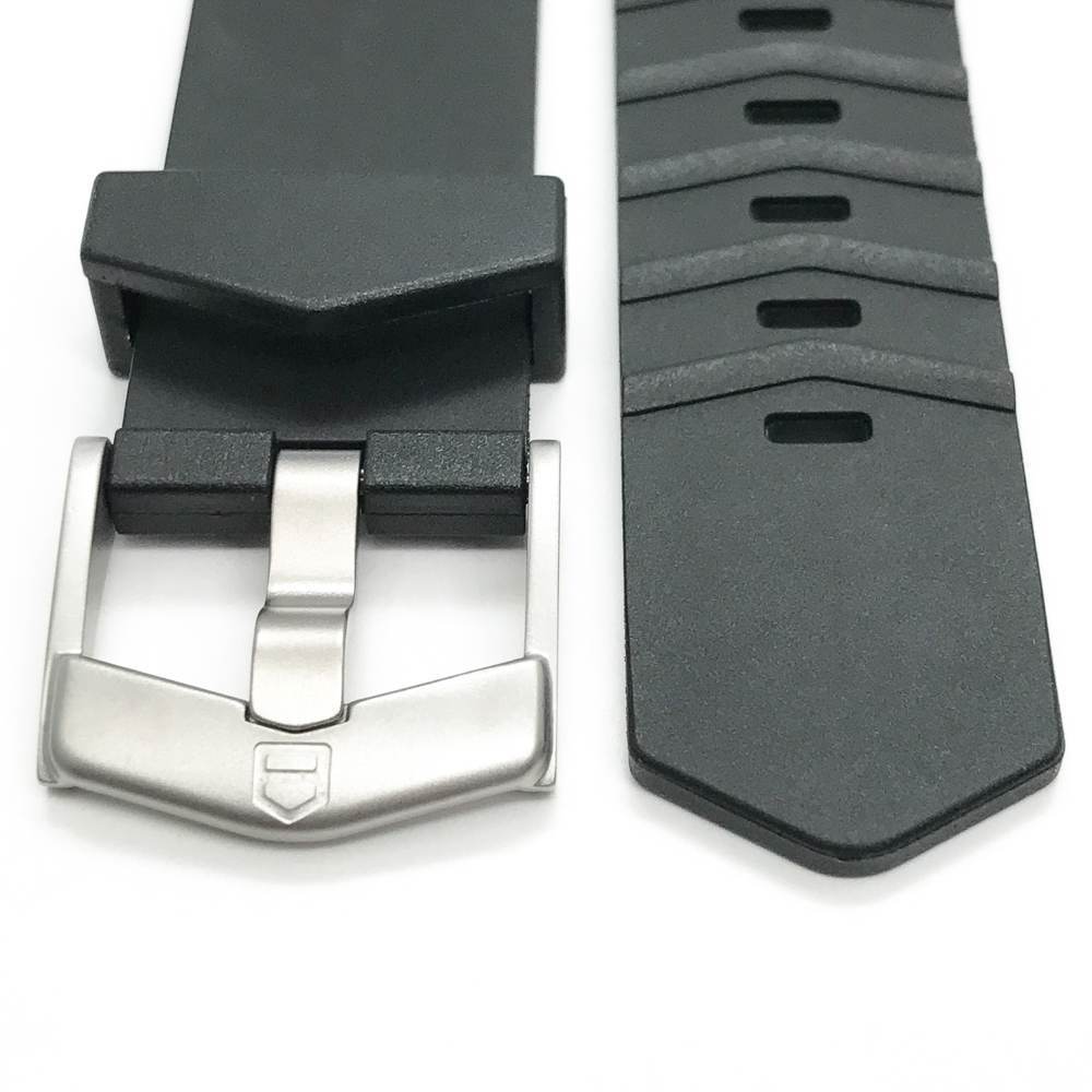 NEW TAG HEUER F1 18MM BLACK RUBBER WATCH BAND FOR FORMULA 1