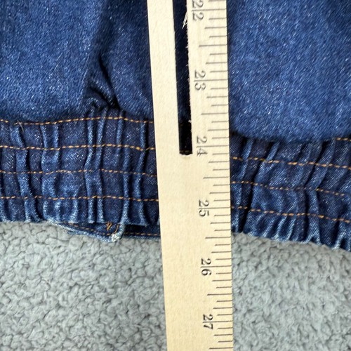 Vintage Ruth Douglas Jean Jacket Womens Small Blue Y2K Denim Plaid Lined - Picture 7 of 7