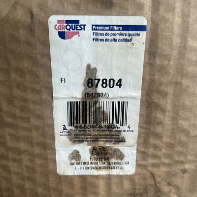 NOS Carquest 87804 Air Filter Same As Wix 42804 | eBay