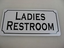 LADIES RESTROOM Metal Sign Retro vintage style 4 Theater Home Bar Restaurant
