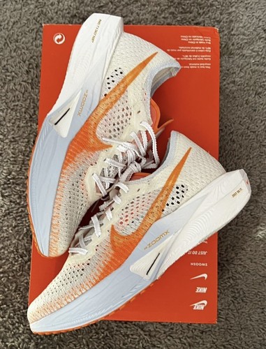 Size 5.5W- Nike ZoomX Vaporfly Next% 3 White Orange FV3634-181 - Picture 2 of 5