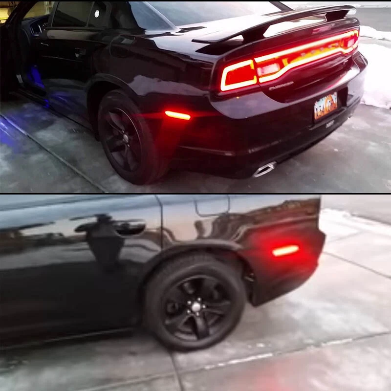 Luces LED rojas para Dodge Challenger 2008-2014 Foto 2 de 4