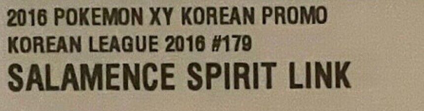 M Salamence EX 178/XY-P, Spirit Link 2016 Korean League Rare M Salamence EX 178/XY-P, Spirit Link 2016 Korean League Rare