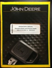 John Deere Operator's Manual for Standard & Premium Radio OMAL121736 J4