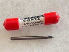 1 new Ekstrom Carlson EC057-0000112 - 30deg Tapered, Solid Carbide Router Bit
