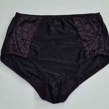 Vintage Bali Nylon High Waist Granny Panties Briefs Pinup 1576 2XL