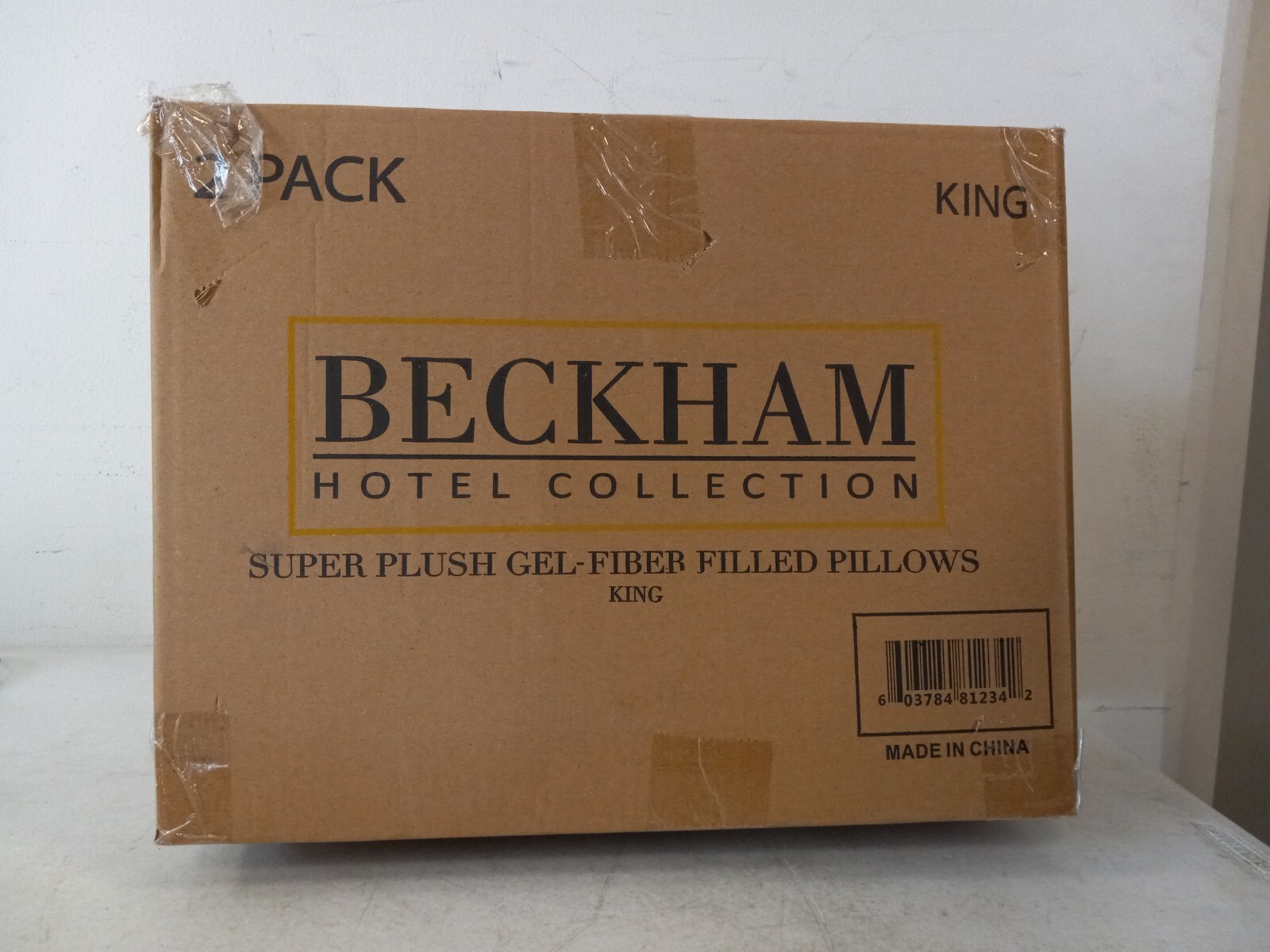 beckham hotel collection super plush gel fiber filled pillows