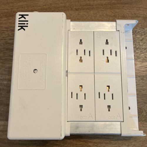Hager Klik 4 Outlet Marshalling Box - White (KLDS4)