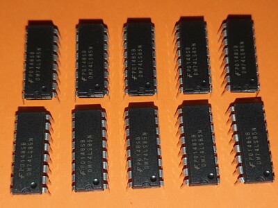 10x 74LS85N 4-Bit Komperator Fairchild DIP-16 TTL 7485