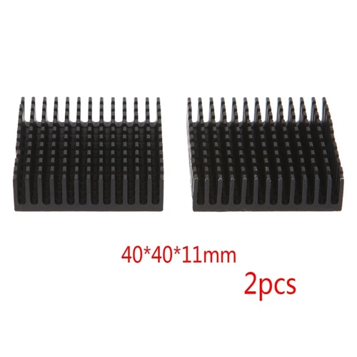 2PCS Radiator Computer Electronics Heatsink Pure Aluminum Heatsinks Cooling Pad