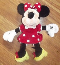 Plush MINNIE MOUSE Disney Store -- Red polka dot dress 20" B90