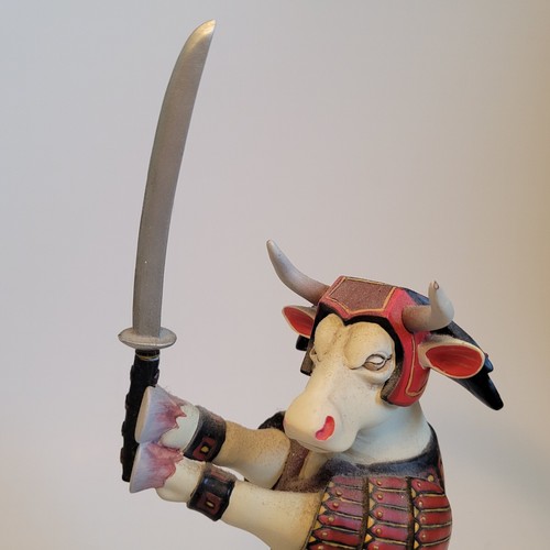Figura Desfile Vaca Sam Moo Rai Samurai 2002 Guerrero Japonés Ver Descripción Bonita - Imagen 7 de 24