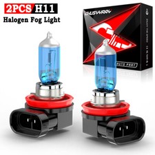 2x H11/H8 Halogen Fog Light Bulbs 55W 5000K Warm White For Toyota RAV4 2006-2012