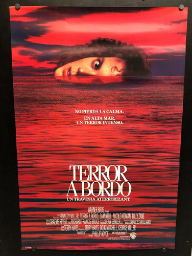 1989 DEAD CALM "Spanish" Movie Poster 27 x 40 ~ Nicole Kidman