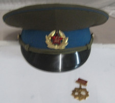 Schirmmütze Mütze Russland  Offizier  Flieger + Abzeichen  Fasching  Gr.  55