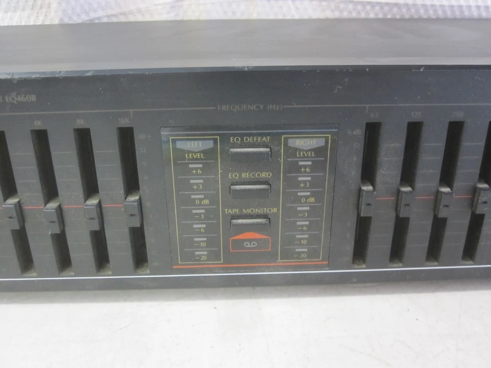 Ecualizador gráfico estéreo de 9 bandas Sherwood EQ460B de colección - Funciona muy bien Foto 3 de 4