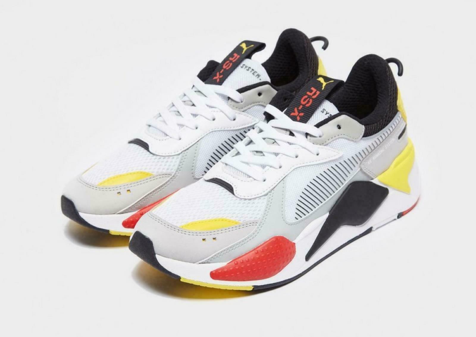 Puma RS-X Toys Classic Comfort White Black Red Yellow 36944915 Men Size  7.5-13
