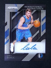 2018-19 Panini Prizm Luka Doncic RC Rookie Sensational Signatures Auto