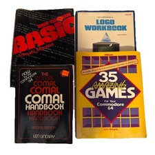 Lot of 4 Commodore 64 Books, Vintage Computer Book Lot