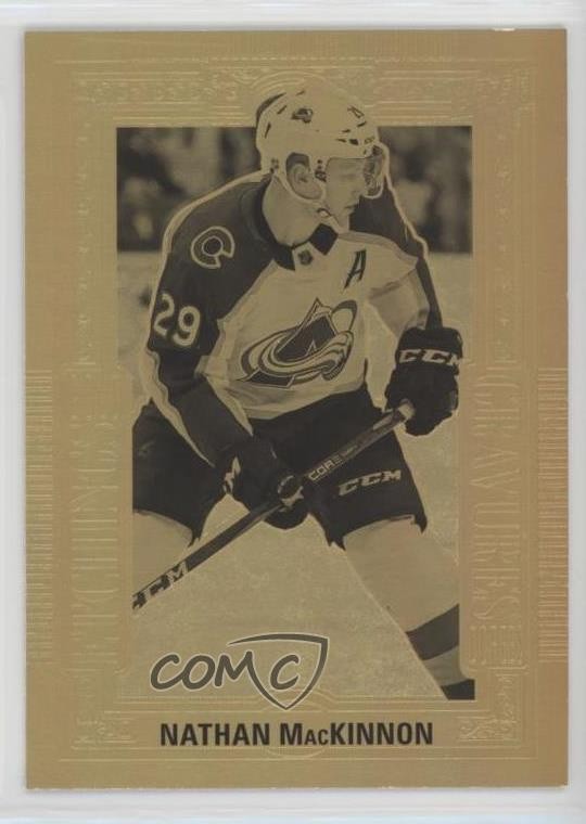 2018-19 Tim Hortons Collector's Series Gold Etchings Nathan MacKinnon #GE-9 0d7y