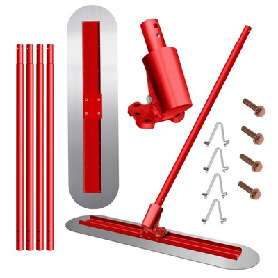 #ad #ad 48quot; x 12quot; Bull Float Concrete Float Kit Cncrete Trowel Kit 4 Handles Round End $89.00