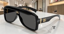 Gafas de sol unisex Dolce & Gabbana DG6205 501 87 negro gris oscuro 37 mm