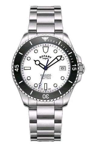 Mens Rotary Watch Seamatic 300 RGB05430/29 white Dial Automatic RRP £299.00