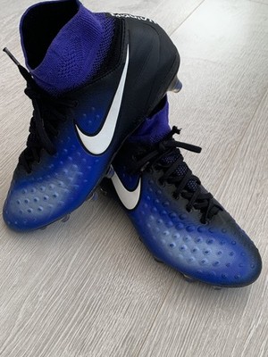 NIKE MAGISTA OBRA II FG FUSSBALLSCHUHE PARAMOUNT BLAU GRÖßE UK 5 