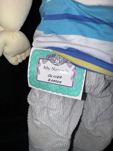 Vintage Cabbage Patch Kids Boy Doll Lot Oliver Barton & Christopher Winthrop 20"