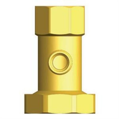 1Pc Webstone HCE4-64 1'' Union x 1'' FIP Hydro-Core End w/ 1/4'' NPT Gauge Por