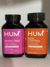 2x HUM Base Control Women's Multivitamin And HUM Skinny Bird Healthy Weight