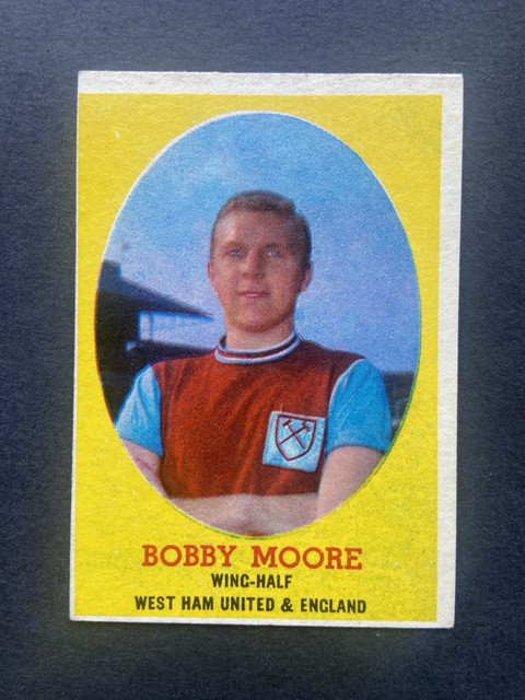 Rare Bobby Moore West Ham United Rookie 1962 A&BC Bazooka Pack Fresh **
