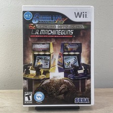 Arcade Hits Pack: Gunblade NY & LA Machineguns (Nintendo Wii, 2010) CIB Complete