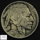 1915 S Buffalo Nickel 5C (Key Date San Francisco Mint!)
