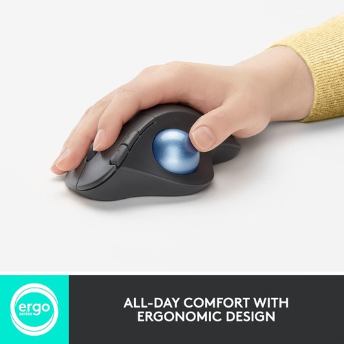 Logitech ERGO M575 Wireless Trackball Mouse for Business - Ergonomic Design, Sec - Picture 5 of 10