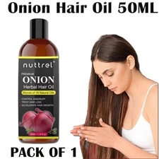 Onion Hair Growth Oil for Thinning hair, Bald spots & Broken Edges 50ml USA